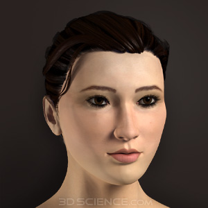 3D Female Ethnicity Morphs