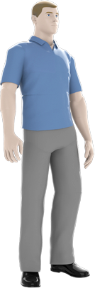 Zygote Solid Human Female Model in driving position